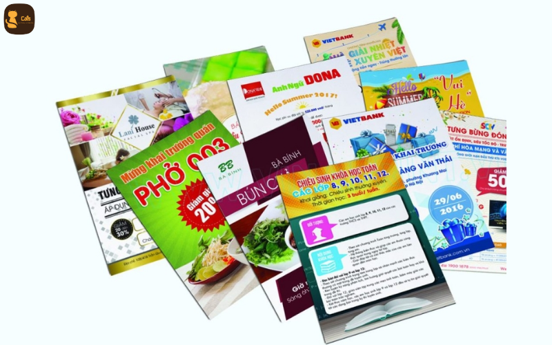 Các loại tờ rơi phổ biến