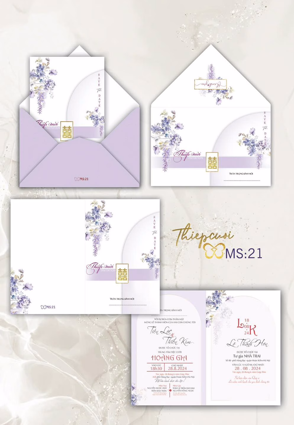 mẫu thiệp cưới