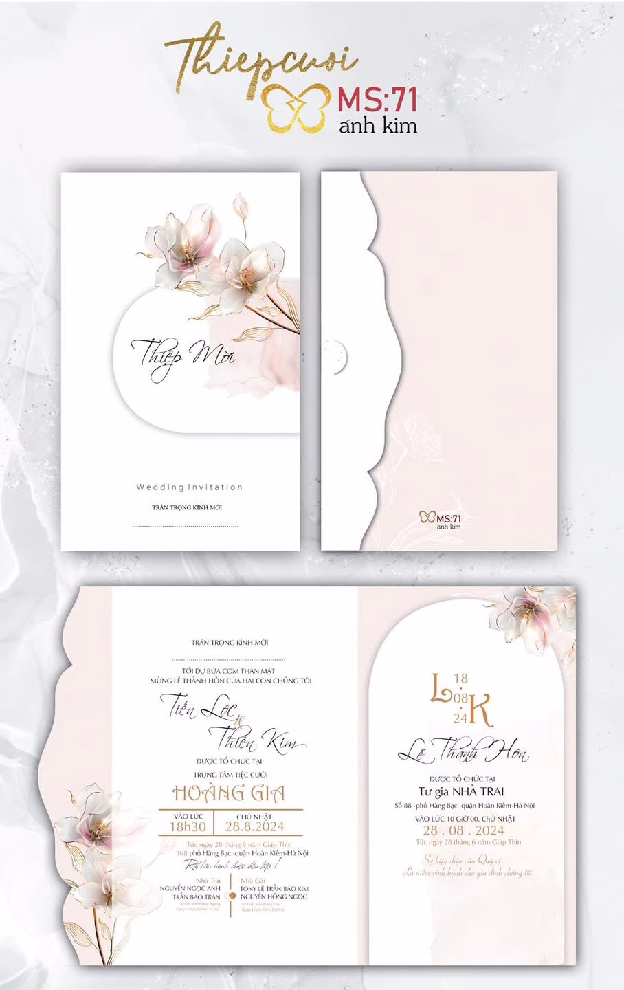 mẫu thiệp cưới