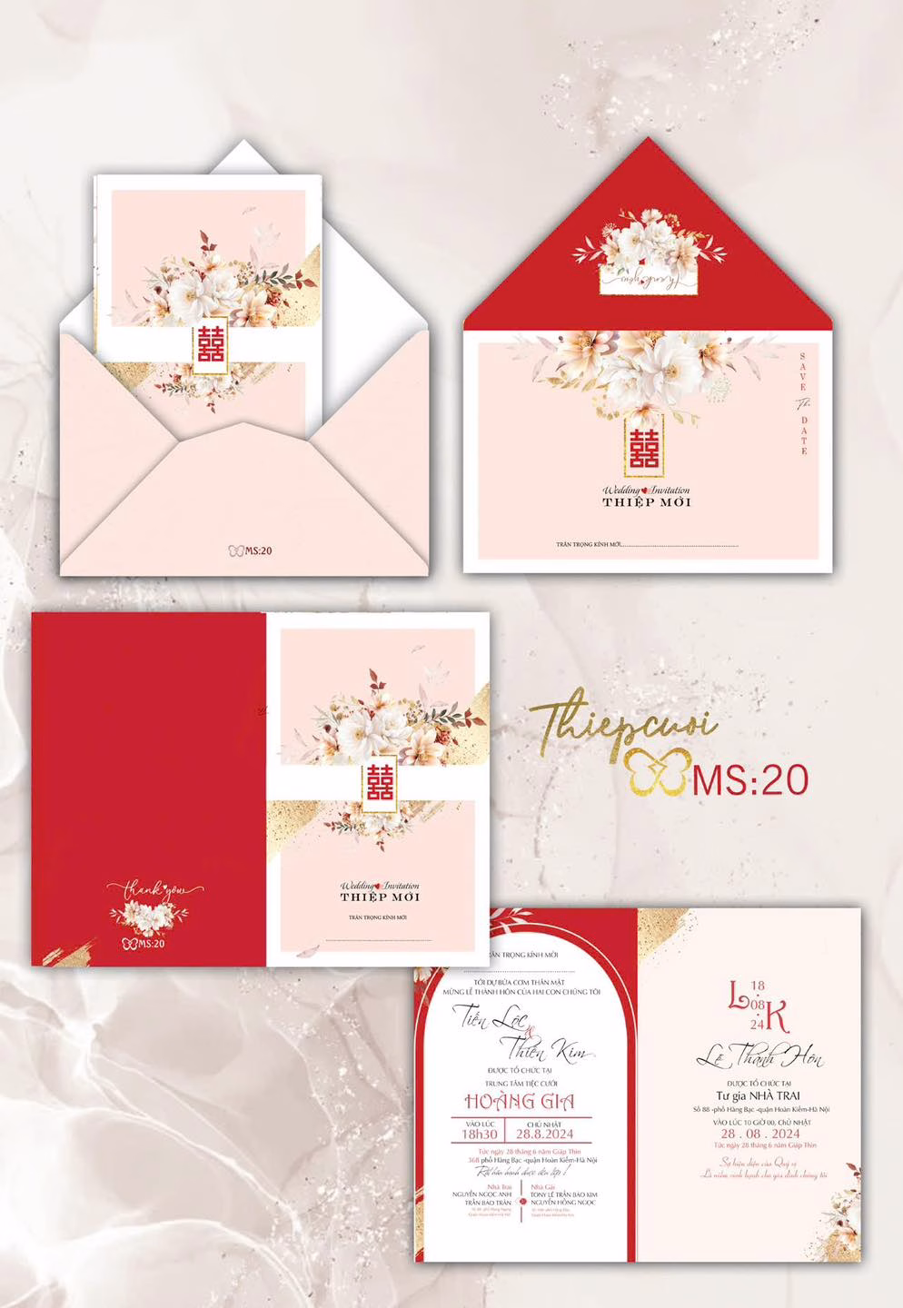 mẫu thiệp cưới