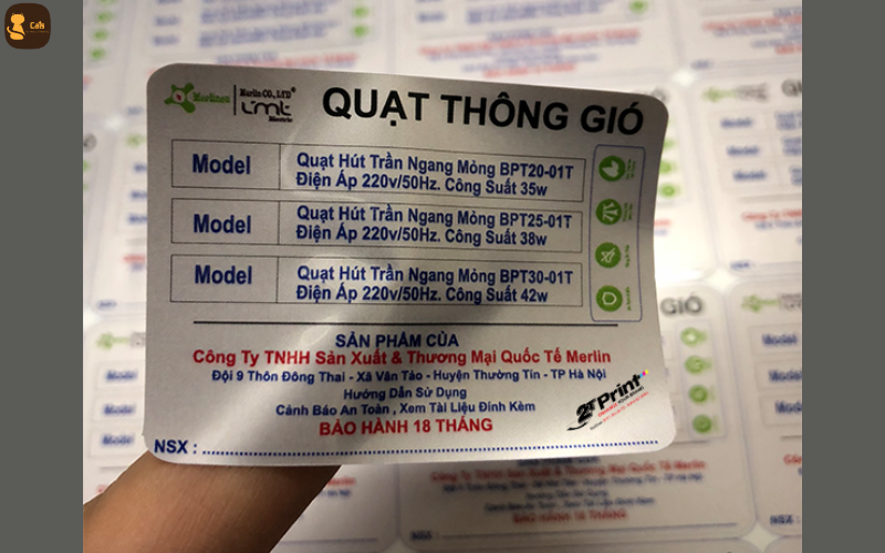 in tem bạc tại Bắc Ninh