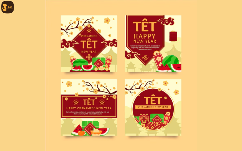 Thiệp Tết cá nhân hóa