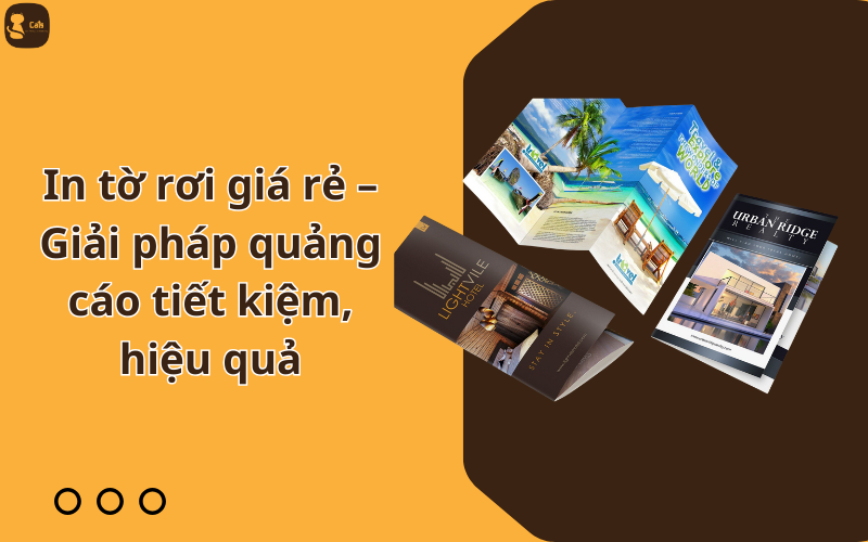 Thiết kế in ấn brochure chuyên nghiệp, giá tốt tại in ấn CATS